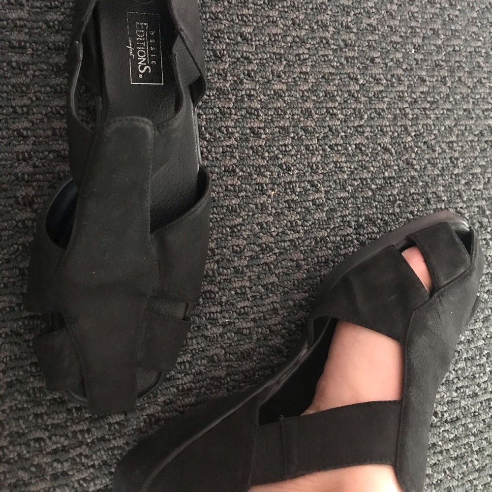 Vintage elastic sandals 90s